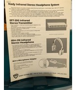 NADY HEADPHONE/HEADSET SINGLE PAGE BROCHURE - $8.21 CAD