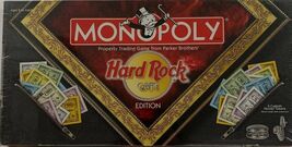 Vintage Monopoly Hard Rock Cafe Edition 2002 Board Game Hasbro Sealed - $82.20 CAD