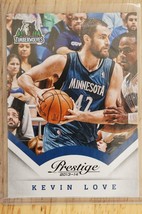 2013-14 Prestige Panini Basketball Card #74 KENNETH LOVE Minnesota Timberwolves - £3.83 GBP