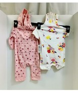 2 PACK  OldNavy Baby Girl One Piece Body Suit Floral|Pink &amp; White-  3-6 ... - $18.27