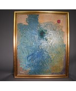 Original Painting Acrylic on Canvas Abstract Signed H.H.? 114 CM X 93 CM - $409.78 CAD