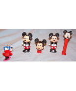 Lot of 5 Disney Figurines-Mickey Mouse Walkers, Minnie Mouse Bookmarker-... - $19.88 CAD