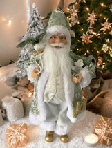 Santa Claus Windy Hill Nautical Shell 20&quot; Standing Christmas Holiday Embellished - £85.96 GBP