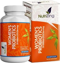 NutriZing Womens Probiotic for Gut Health - 50 Billion CFU - Prebiotics and Prob - £11.86 GBP