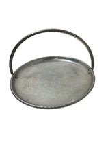 Farberware Hammered Aluminum Candy Trinket Dish With Handle 8 in Vintage - £9.10 GBP