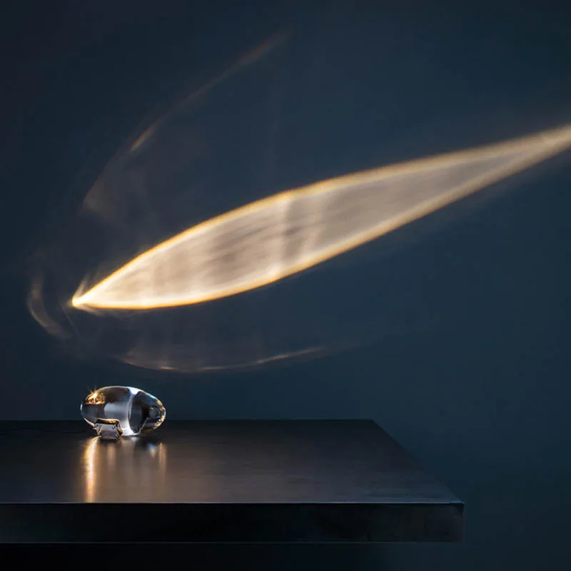 Table Lamp Led Crystal Eye Of The Sky Italian Designer Bedside Table Lam... - $7.93