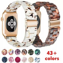 For Apple Watch 7 6 4 3 Resin Watch strap 45mm 44mm 40mm 41mm 38MM 42MM Band - $16.98
