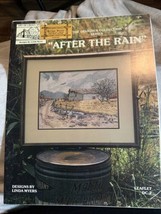 AFTER THE RAIN Barn, Landscape, Cross Stitch Pattern BY LINDA MYERS  lea... - $5.65
