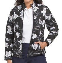 NWT TAIL ACTIVEWEAR BLACK FLORAL Full Zip Quilted Golf Tennis Jacket Siz... - $39.99
