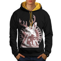 Wellcoda Arizona Hunting Mens Contrast Hoodie, Academy Casual Jumper - £30.55 GBP