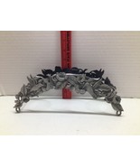 Spoontiques Pewter Metal Arch Morning Glory Hummingbird 3 Votive Candle ... - €11,89 EUR
