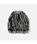 Zebra Pattern Retro Sweater - $49.10 CAD