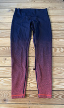 lululemon Women’s high waist ankle leggings size 10 black red Ombré R7 - £46.97 GBP