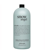 Philosophy SNOW ANGEL Shampoo Shower Gel MASSIVE 64 oz, double 32 oz!NEW... - $90.25 CAD