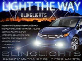 Xenon Halogen Fog Lamps Driving Light Kit for 2014-2017 Honda Odyssey 14 15 16 - $108.99
