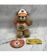 Baltimore Orioles MLB Plush Teddy Bear 1986 Pinback Button Camden Yards ... - $19.95