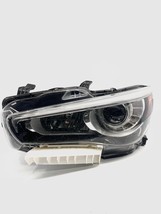 2018-2024 Infinity Q50 Front Driver LH LED Wo Adaptive Headlight OEM Min... - $989.95