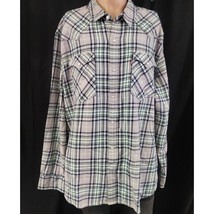 Levi&#39;s Men&#39;s Multicolor Flannel Shirt/Pearl Snaps Size 3XL SKU 3377 - $21.04