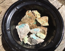 1 Lb. Turquoise in Matrix, Light Blue and Teal Green Specimen Pieces, Wh... - £14.32 GBP