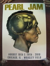 Pearl Jam Poster Aug 2018 Wrigley Field - $179.99