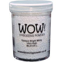 WOW! Embossing Powder 160ml-Opaque Bright White Ultra High - £23.63 GBP