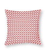 Mondxflaur Hearts Red Decorative Pillow Case Covers for Couches Sofas Po... - $10.99+