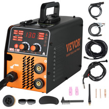 VEVOR MIG Welder Welding Machine 130A Flux Core 3 in 1 MMA/MIG/LIFT TIG ... - £174.56 GBP