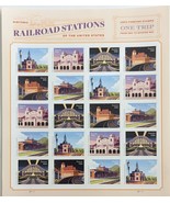 Railroad Stations of the United States 2023  (USPS) Mint Sheet Forever S... - £15.14 GBP