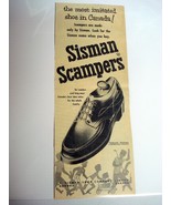 1953 Sisman Scampers The Most Imitated Shoe in Canada Aurora, Canada - $8.99