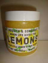 New Asquith &amp; Somerset Body Sugar Scrub 19.4 oz Jar - Lemon - £21.76 GBP
