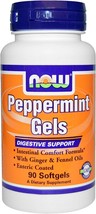 Now Foods, Peppermint GELS TWINPACK, 90 Count (Pack of 2) - £36.75 GBP