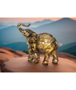 Africa Elephant with Baby Elephant Resin Sculpture - Majestic Wildlife D... - $203.61 CAD
