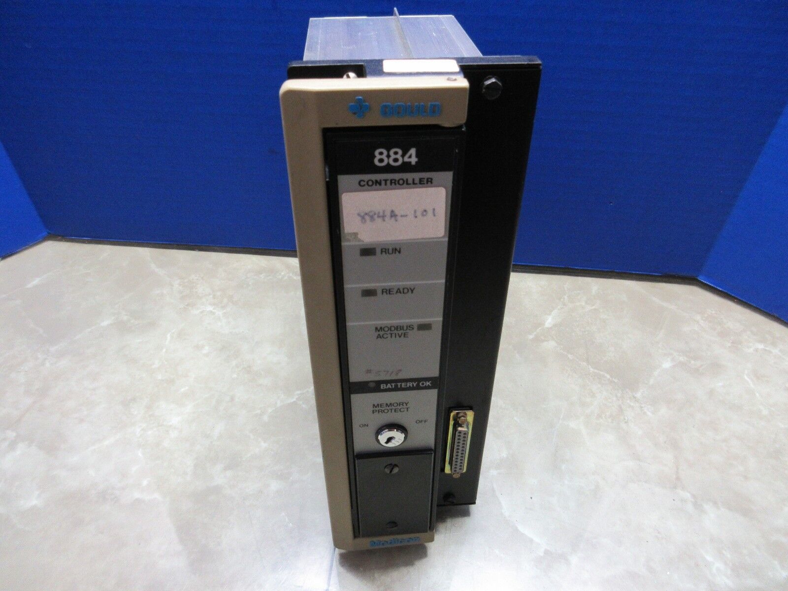 GOULD MODICON REMOTE I/O PROCESSOR 884 CONTROLLER 884A-101 AS-884A-101 4... - $56.65
