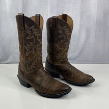 Ariat Men&#39;s Pull On Work Cowboy Boots Brown Mens Size 10D - £97.53 GBP