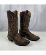 Ariat Men&#39;s Pull On Work Cowboy Boots Brown Mens Size 10D - £95.64 GBP