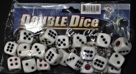 12 Pair of dice keychains New old stock - £18.68 GBP