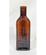 Father John&#39;s Medicine Bottle Brown Glass Vtg Rx Pharmacy Medicinal USA ... - £12.64 GBP