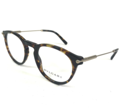 Bvlgari Eyeglasses Frames 3035 504 Tortoise Matte Gold Round Full Rim 50... - £134.19 GBP