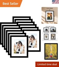 Elegant 12-Piece Black Picture Frame Set - Perfect for Gifting and Displ... - €51,78 EUR