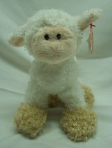 TY Beanie Baby BAAABSY THE WHITE LAMB SHEEP 5&quot; Plush Stuffed Animal Toy NEW - £11.35 GBP