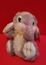 DanDee Plush Toy Gray Bunny Easter Holiday Stuffed Animal Small Rabbit Friend - £4.58 GBP