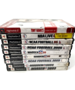 PlayStation 2 PS2 Madden NCAA Football Bundle NBA LIVE HAWK  03 04 05 06... - £47.62 GBP
