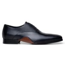 Belvedere Men's Shoes Saggio Opanka Italian Calf Leather Lace Up Black image 2