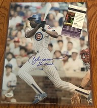 Andre Dawson “The Hawk” Baseball Hand Signed 11x14 Photo Chicago Cubs Jsa - £97.21 GBP