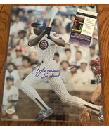 ANDRE DAWSON  “THE HAWK” Baseball Hand Signed 11x14 Photo CHICAGO CUBS  JSA - $123.74
