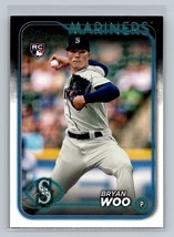 2024 Topps Series 1 Bryan Woo Rookie Seattle Mariners #12 - $1.99