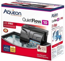 Aqueon QuietFlow LED Pro Aquarium Power Filter - 10 gallon - £26.42 GBP