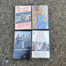 The Nitty Gritty Dirt Band 4 Cassette Lot, Plain Dirt, The Real, Hold On, Self - £13.71 GBP