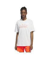 adidas Women&#39;s Select Basketball T-Shirt Cloud White/Solar Red - €8,14 EUR