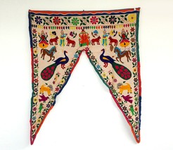 Vintage Welcome Gate Toran Door Valance Window Décor Tapestry Wall Hanging DV23 - £51.59 GBP